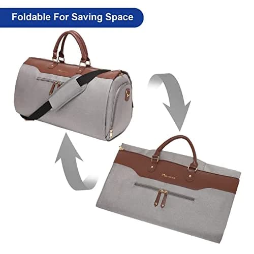 Modoker Garment Duffle Bag for Travel, Carry-on Garment Bag with Shoe Compartment & 45L Capacity | Business Trip Weekender thumbnail 7