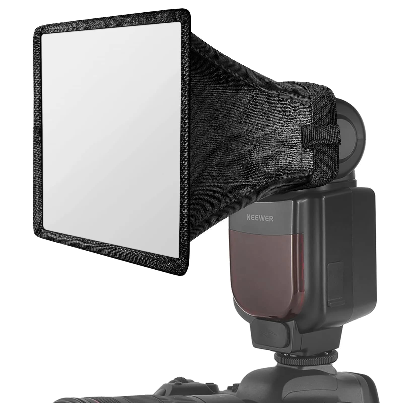 NEEWER Flash Diffuser Light Softbox 6" x 5" | Even Lighting & Soft Light for Photography — White