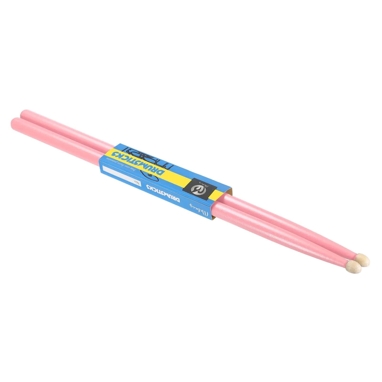 PATIKIL Maple Wood Drumstick 7A Pink | Anti Slip Grip for Drummers — Pink