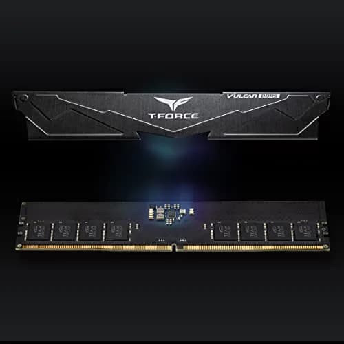 TEAMGROUP T-Force Vulcan DDR5 16GB (2x8GB) 5200MHz CL40 Desktop Memory Module Ram Black | 16GB (2x8GB) DDR5 5200MHz thumbnail 7