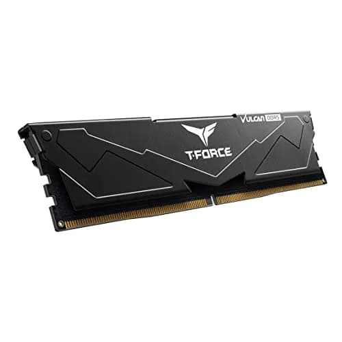 TEAMGROUP T-Force Vulcan DDR5 16GB (2x8GB) 5200MHz CL40 Desktop Memory Module Ram Black | 16GB (2x8GB) DDR5 5200MHz thumbnail 8