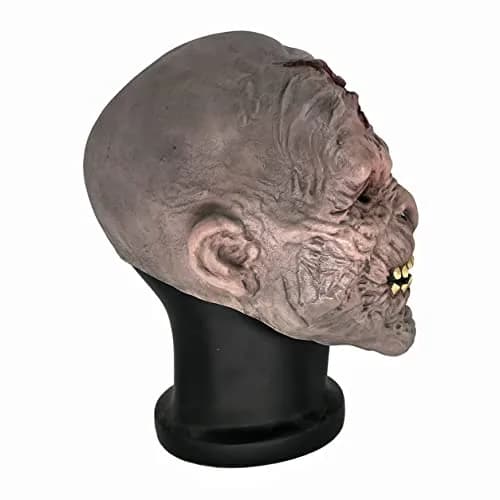 MILERUN Latex Zombie Monster Head Mask | Realistic Halloween Costume Accessory thumbnail 8