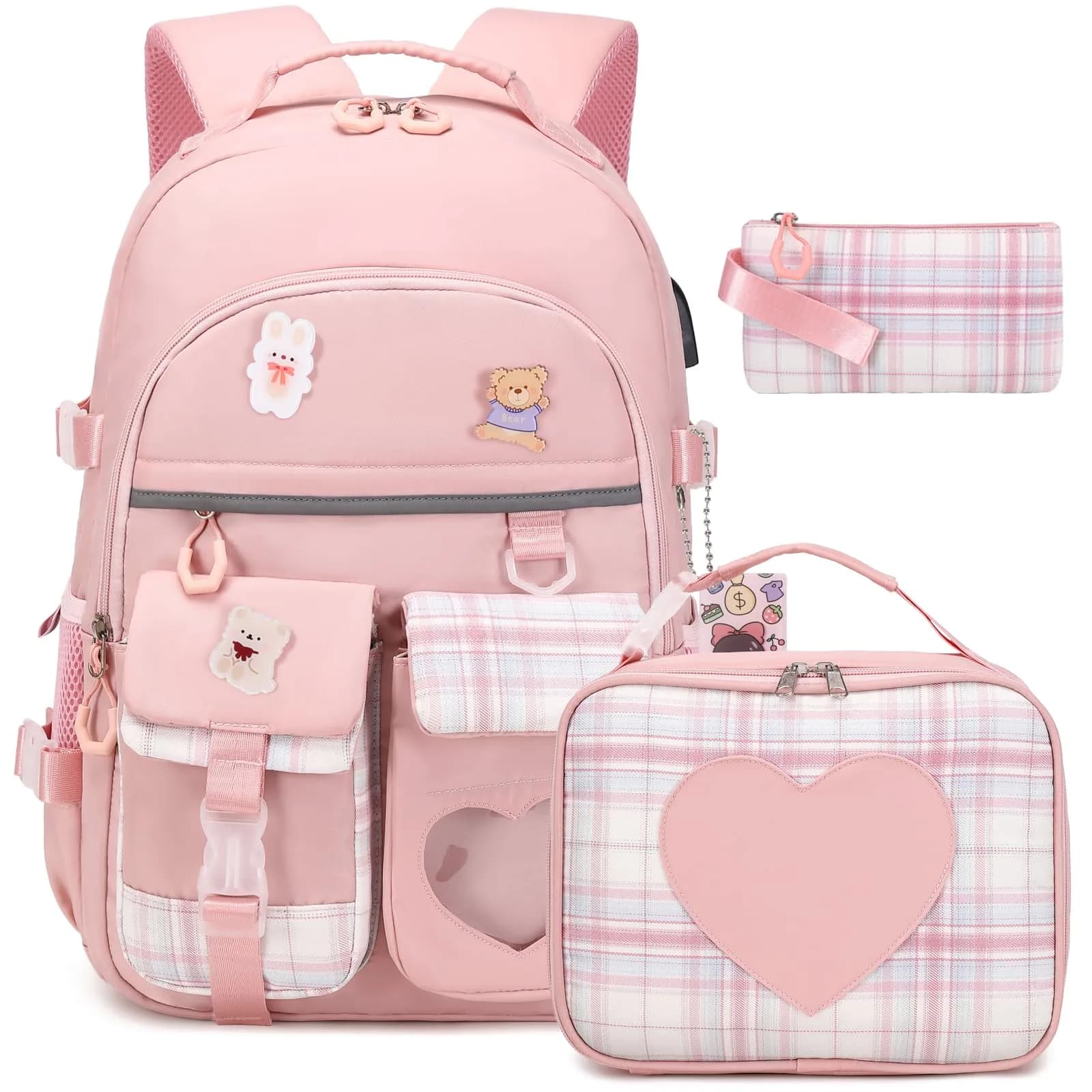ACESAK Backpack for Girls - Bookbag Schoolbag for Girls Kids Teen | Stylish, Waterproof & Multi-Compartment (70-120 chars)