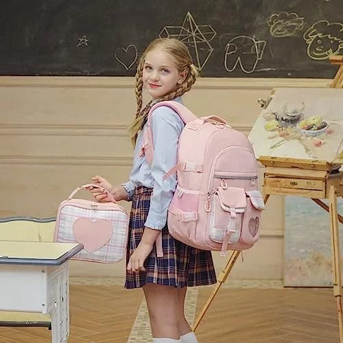 ACESAK Backpack for Girls - Bookbag Schoolbag for Girls Kids Teen | Stylish, Waterproof & Multi-Compartment (70-120 chars) thumbnail 2