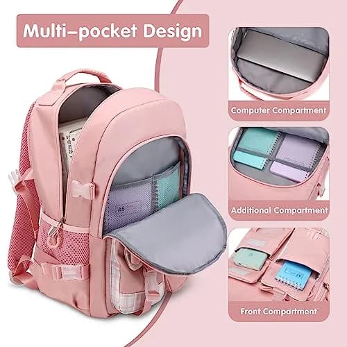 ACESAK Backpack for Girls - Bookbag Schoolbag for Girls Kids Teen | Stylish, Waterproof & Multi-Compartment (70-120 chars) thumbnail 3