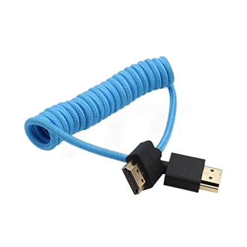HangTon HDMI 4K 120p 8K 30p Cable for Sony A7RV A7IV A7SIII FX30 | HDMI 2.1 8K/4K Support, 30cm Coiled thumbnail 5