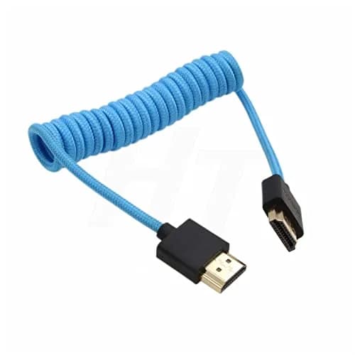 HangTon HDMI 4K 120p 8K 30p Cable for Sony A7RV A7IV A7SIII FX30 | HDMI 2.1 8K/4K Support, 30cm Coiled thumbnail 2