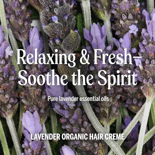 Dr. Bronner's Organic Hair Crème Lavender Coconut Leave-In Conditioner 354ml (12 Fl Oz) | USDA Organic & Fair Trade Ingredients thumbnail 4