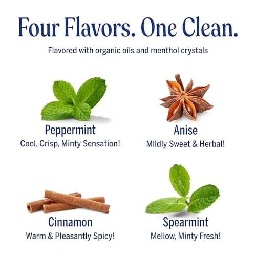 Dr. Bronner's All-One Toothpaste Variety Pack 20oz (5oz Each) | USA Import, Fluoride-Free, Organic, Vegan thumbnail 4