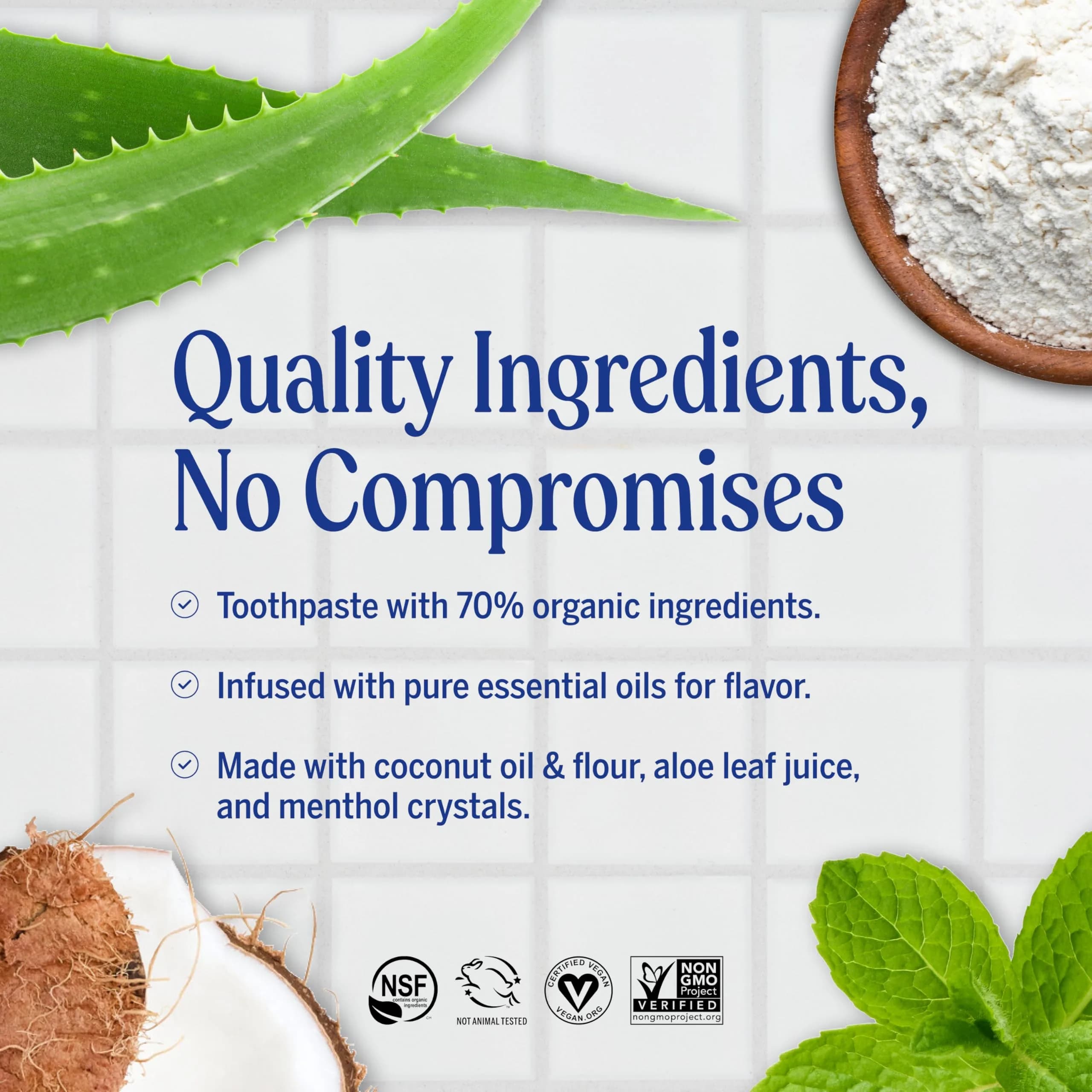 Dr. Bronner's All-One Toothpaste Variety Pack 20oz (5oz Each) | USA Import, Fluoride-Free, Organic, Vegan - view 3