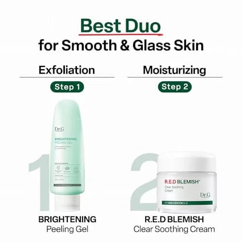 Dr.G R.E.D. Blemish Clear Soothing Face Cream 70ml (2.36 fl oz) | Lightweight Hydration for All Skin Types thumbnail 8