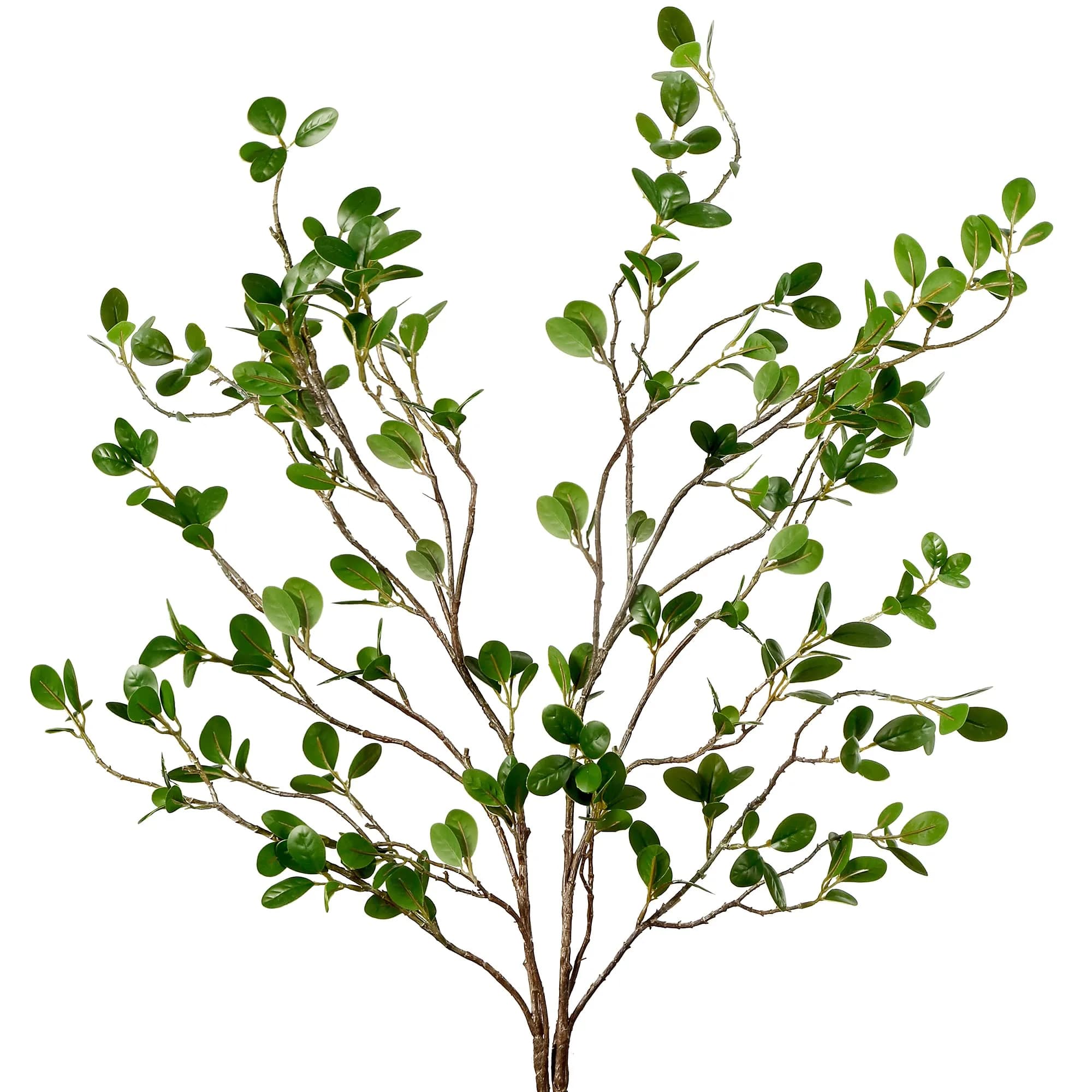 Sggvecsy Artificial Ficus Branches 43’’ | Realistic Faux Greenery for Home & Office