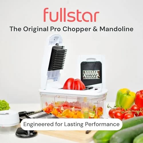 Fullstar Pro XL Vegetable Chopper & Mandoline Slicer with Catch Tray, 1.7 L (1.69 kg) | 6-in-1 Kitchen Tool thumbnail 2