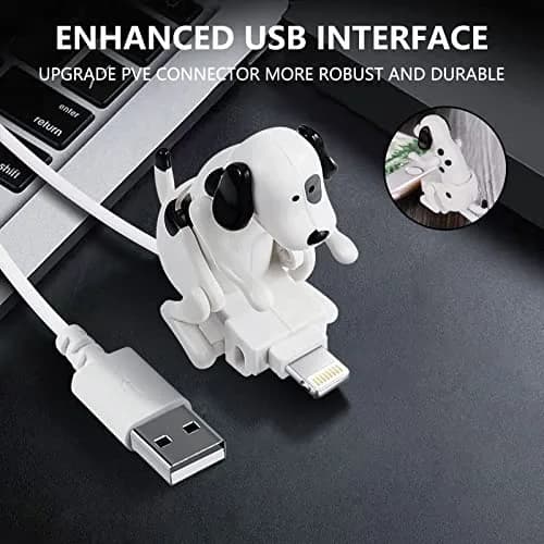 Fourmor Funny Dog Fast Charger Cable - Portable Stray Dog Toy Smartphone USB Charging Cable for iPhone Type-C Various Models Phones thumbnail 4
