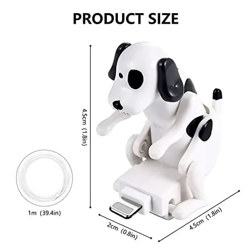 Fourmor Funny Dog Fast Charger Cable - Portable Stray Dog Toy Smartphone USB Charging Cable for iPhone Type-C Various Models Phones thumbnail 2