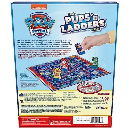 Spin Master Games PAW Patrol Pups ‘N Ladders Game 2-4 Players | Classic Board Game for Kids Ages 4+ thumbnail 6