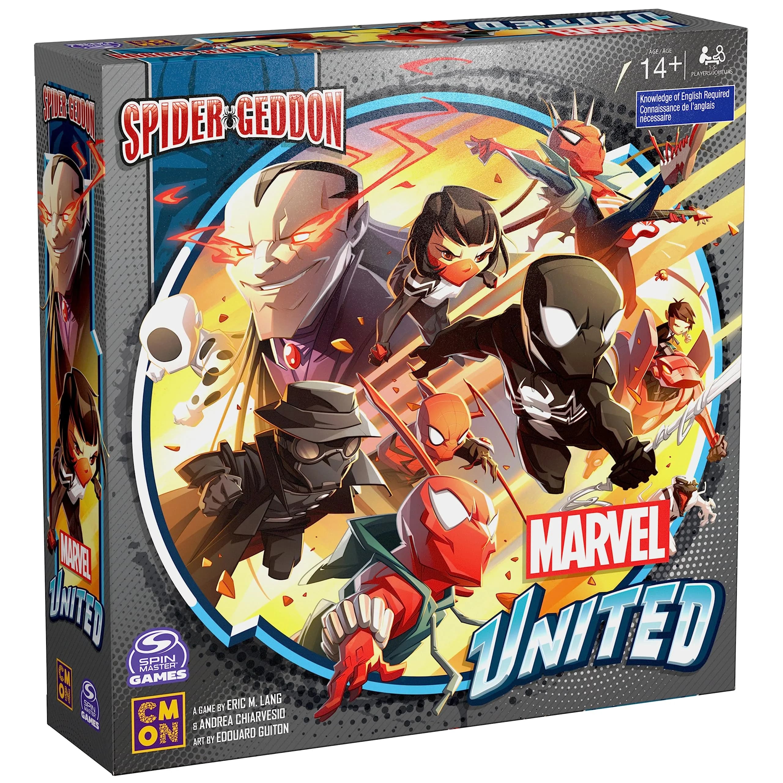 Spin Master Games Marvel United: Spider-Geddon Strategy Board Game for Fans (One Size) — Multi