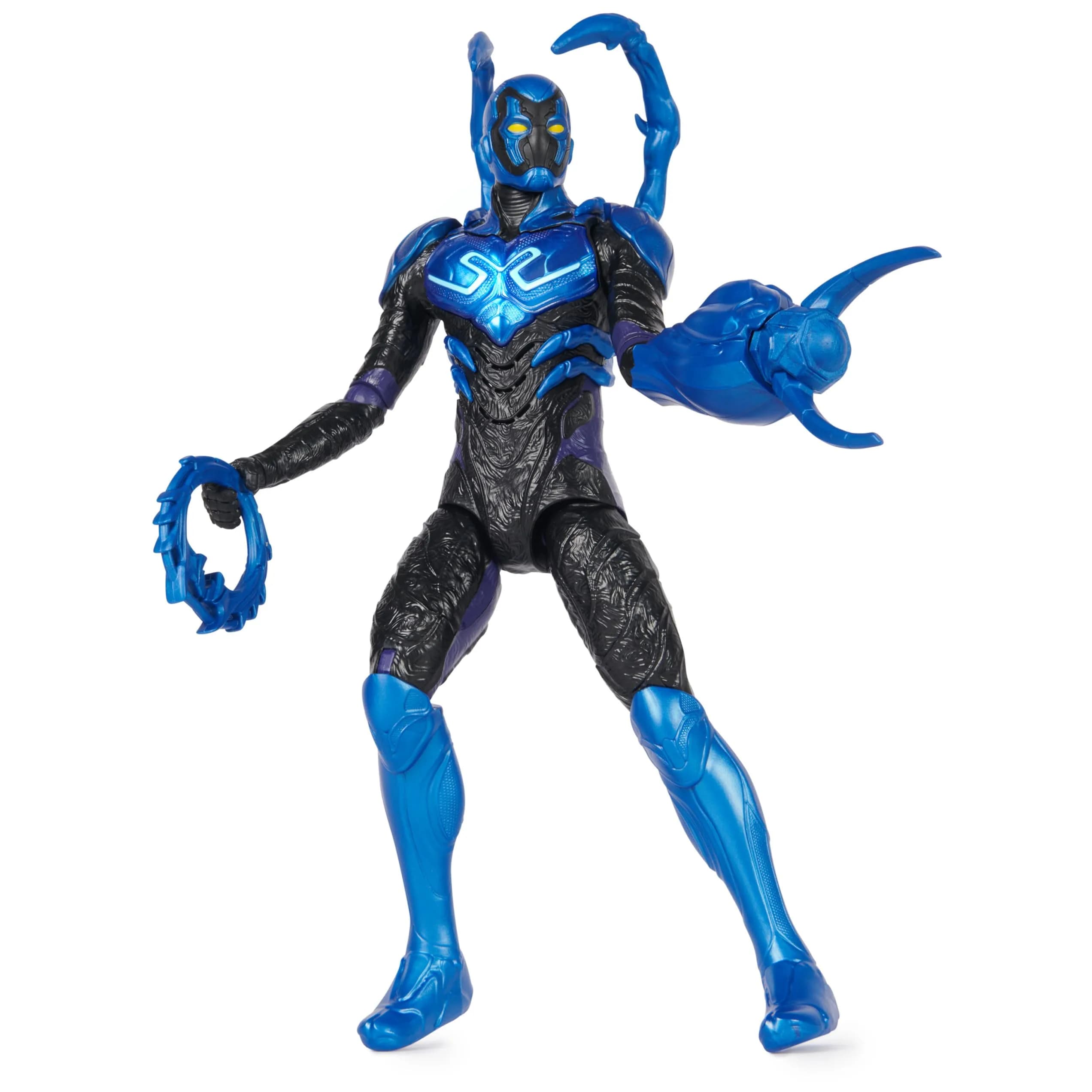 DC Comics Battle-Mode Blue Beetle Action Figure 12-inch (30 cm) | Lights & Sounds - main product image