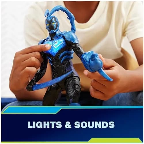 DC Comics Battle-Mode Blue Beetle Action Figure 12-inch (30 cm) | Lights & Sounds thumbnail 4