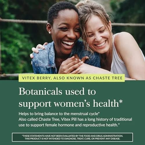 Gaia Herbs Vitex Berry Liquid Herbal Supplement 1000 mg Vegan Phyto-Caps | Supports Hormone Balance for Women thumbnail 5