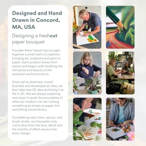 Freshcut Paper Butterflies & Buttercups 12" Pop Up Card | Blooming Art Bouquets thumbnail 5