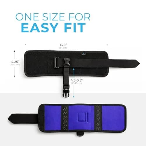 Dosh AFO Foot Drop Brace - Drop Foot Support for Walking - Unisex (Black) | Secure Buckle Closure, Adjustable Strap, Soft Neoprene thumbnail 6