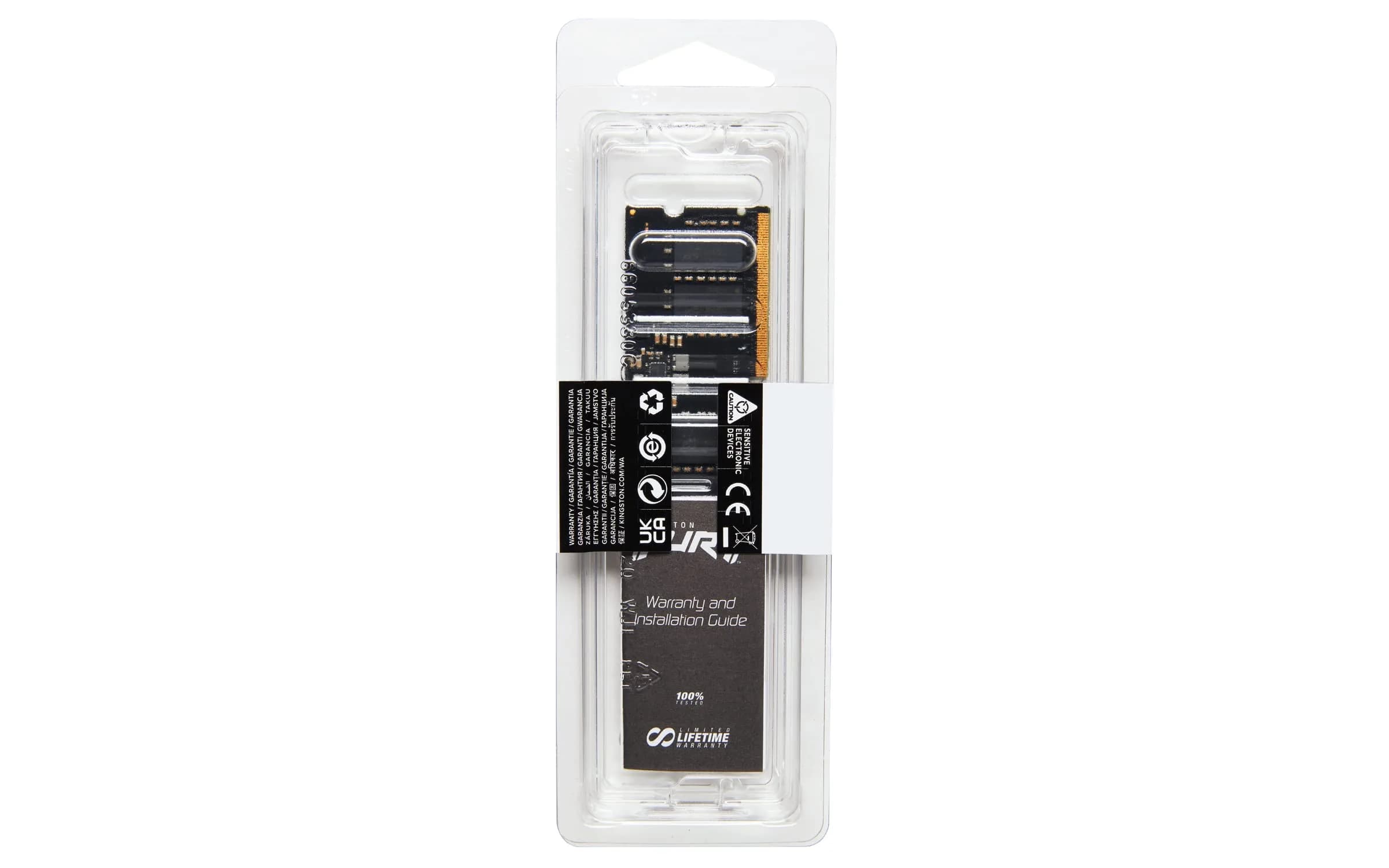 Kingston FURY Impact 32GB 5600MT/s DDR5 CL40 Laptop Memory Single Module | Lower Power Consumption | Intel XMP 3.0 | KF556S40IB-32 - view 4