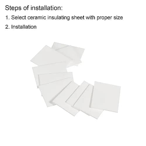 PATIKIL Alumina Ceramic Sheet 28x22x1mm (1.1x0.87x0.04 inch) - 10 Pack | High Hardness Thermal Conductor thumbnail 5