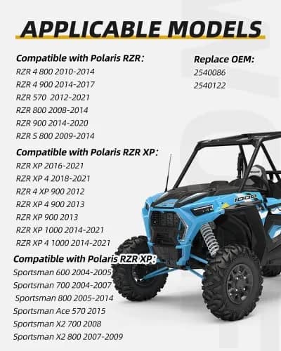 QUICKWOLF Oil Filter 2540086 for Polaris Ranger/RZR/Sportsman/General/ACE 500-1000 Models | Replaces OEM 2540086, 2540122 thumbnail 7