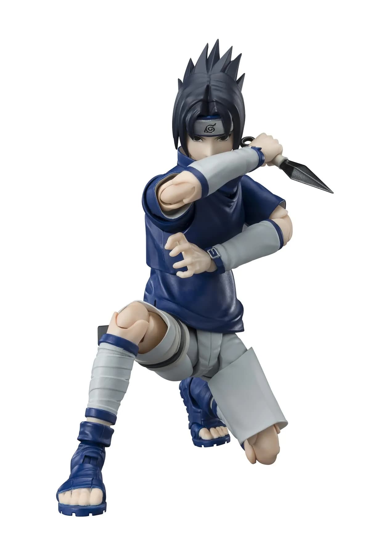 TAMASHII NATIONS Sasuke Uchiha Action Figure 14 cm (5.5 in) | Naruto Shippuden Ninja Prodigy — Sasuke Uchiha -Ninja Prodigy of the Uchiha Clan Bloodline