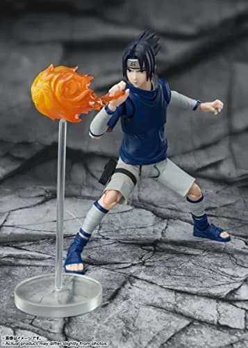 TAMASHII NATIONS Sasuke Uchiha Action Figure 14 cm (5.5 in) | Naruto Shippuden Ninja Prodigy thumbnail 4