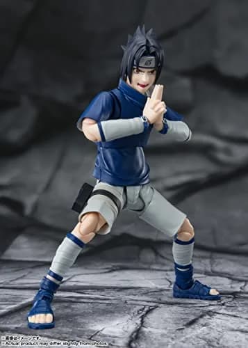 TAMASHII NATIONS Sasuke Uchiha Action Figure 14 cm (5.5 in) | Naruto Shippuden Ninja Prodigy thumbnail 2