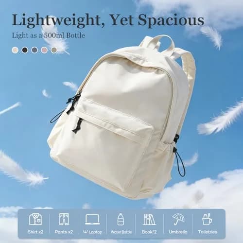 WEPOET Waterproof College Backpack for Teen Girls Boys | 32cm x 46cm x 14cm (12.6" x 18.1" x 5.5") thumbnail 4