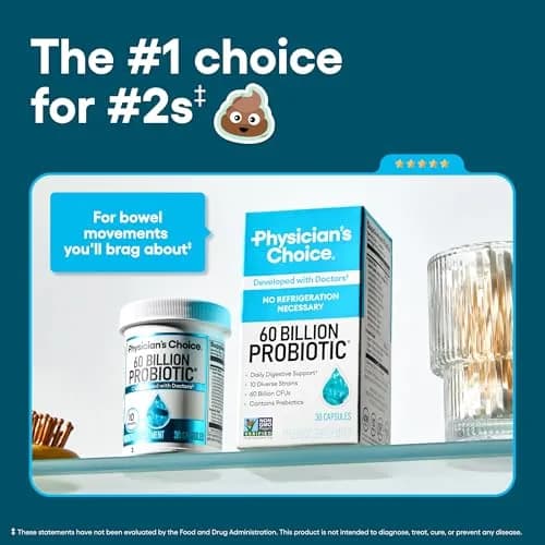 Physician's CHOICE Probiotics 60 Billion CFU - 84 Count | Supports Digestive & Gut Health thumbnail 2