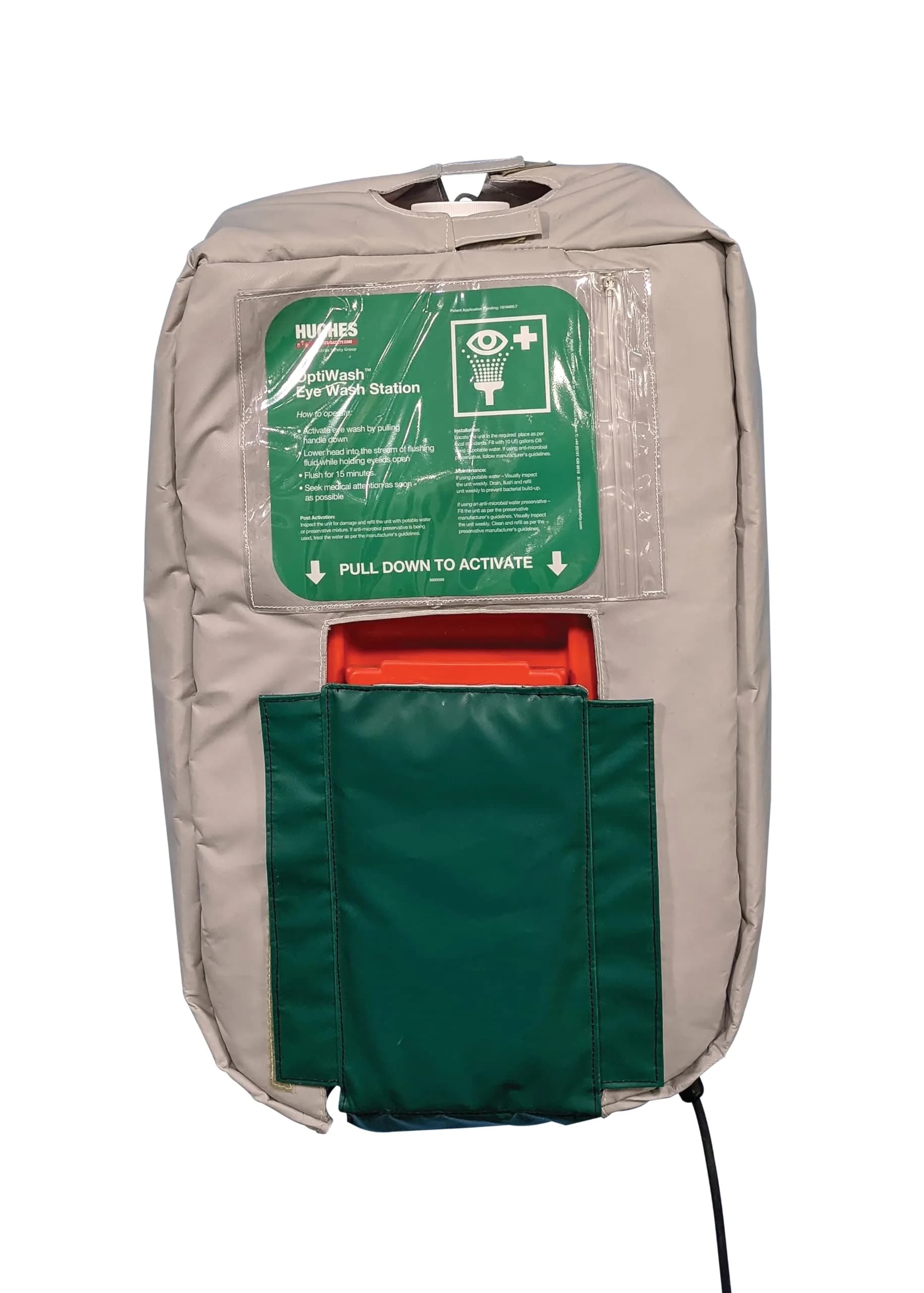 Hughes Heated Jacket for 10GFEW 10 Gallon Gravity Fed Eyewash | Insulated, Thermostat, -30°F Freeze Protection