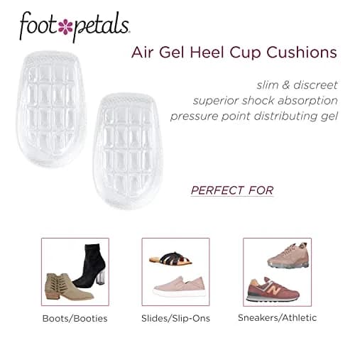Foot Petals Heel Cups | Prevent Cracked Heels & Stabilize Heels in Women's Shoes thumbnail 3