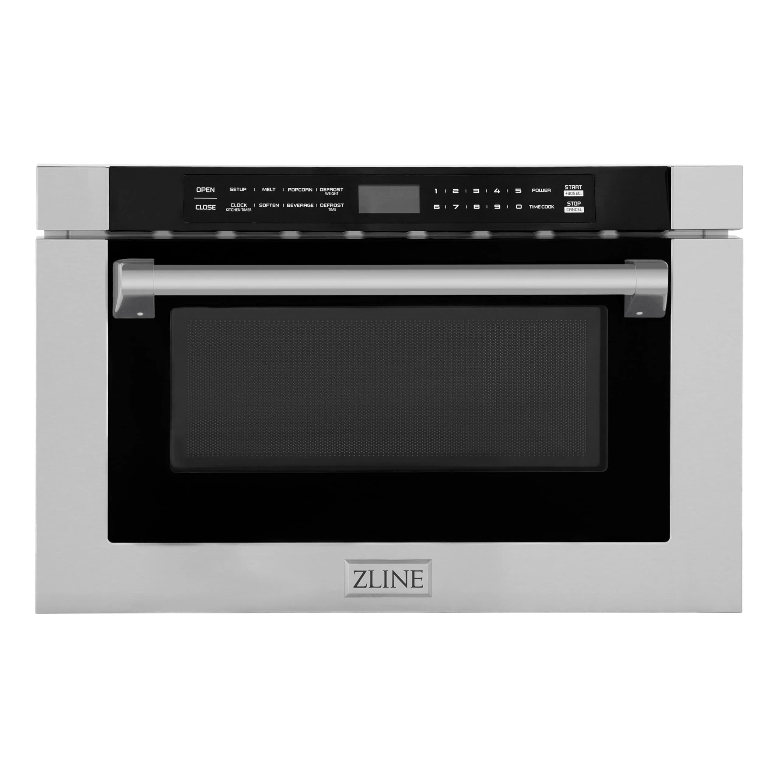 ZLINE 24" 1.2 cu. ft. Built-in Microwave Drawer Stainless Steel | Space-Saving, 1000W, Auto-touch Open