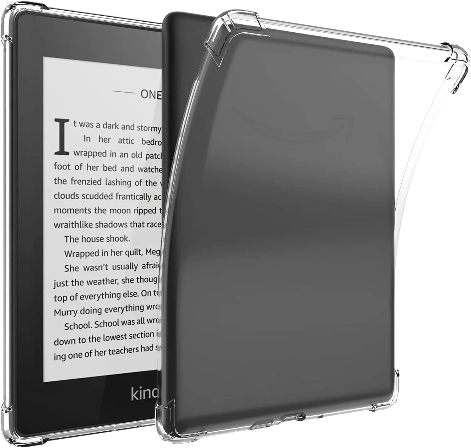 KEEXYICC Clear Case for Kindle 10th Gen 2019 | Slim Impact-Resistant Silicone Cover (6") — Clear