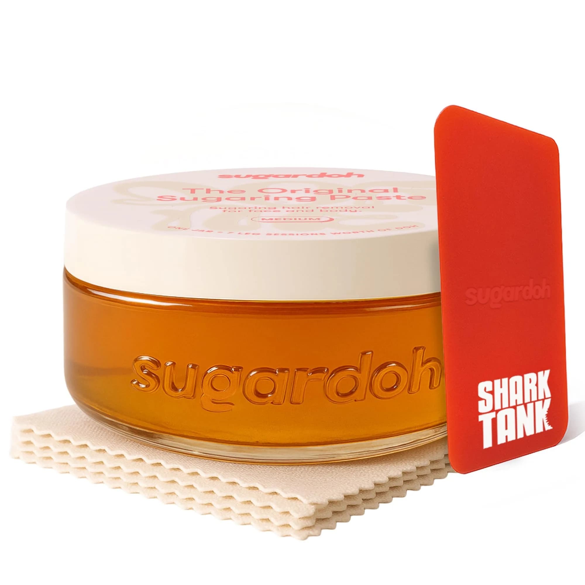 Sugardoh Big Doh Kit | Medium Sugaring Kit for Fine Hair | Gentle, Water-Washable, Vegan