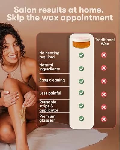 Sugardoh Big Doh Kit | Medium Sugaring Kit for Fine Hair | Gentle, Water-Washable, Vegan thumbnail 4