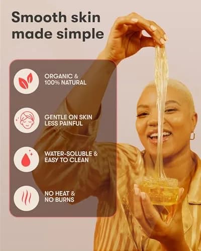 Sugardoh Big Doh Kit | Medium Sugaring Kit for Fine Hair | Gentle, Water-Washable, Vegan thumbnail 3