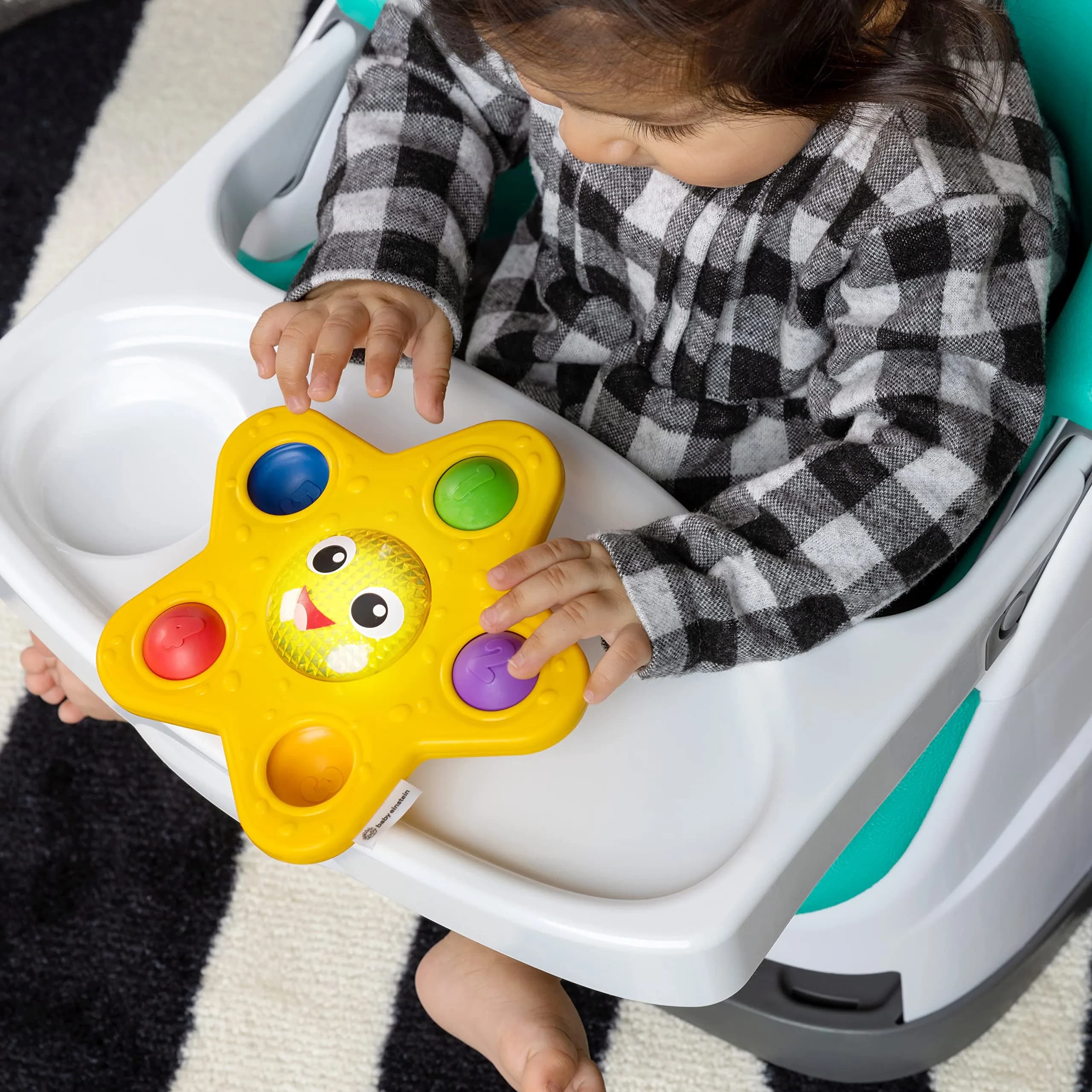 Baby Einstein Ocean Explorers Pop & Glow Starfish Sensory Popper Toy | Ages 6 Months+ - view 3