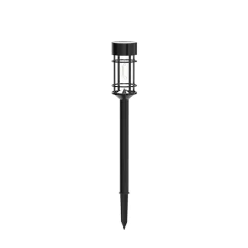 ILANCK Solar Pathway Lights 8 Pack 21" Waterproof Metal & Glass Outdoor Garden Decor thumbnail 4