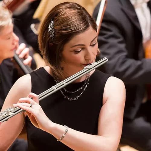 POGOLAB Open Hole C Flute 16 Keys Silver Plated Beginner & Advanced with Carry Bag thumbnail 7