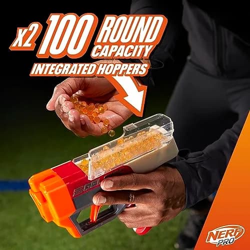 Nerf Pro Gelfire Dual Wield Pack Blasters with 5000 Gelfire Rounds & Eyewear | Ages 14+ thumbnail 4