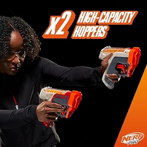 Nerf Pro Gelfire Dual Wield Pack Blasters with 5000 Gelfire Rounds & Eyewear | Ages 14+ thumbnail 7