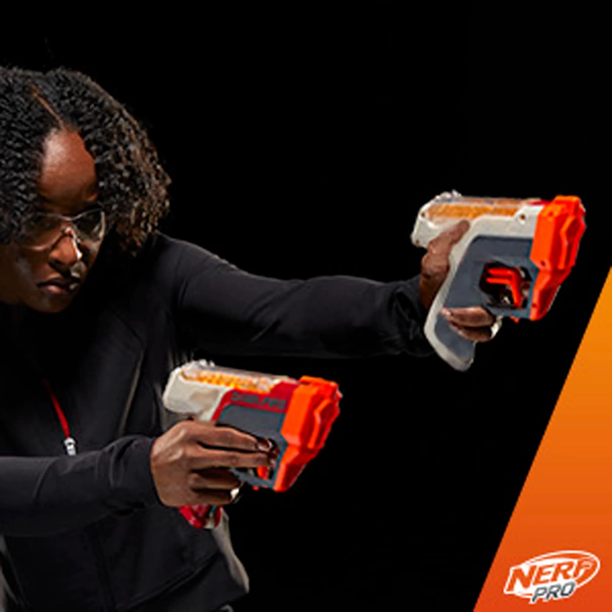 Nerf Pro Gelfire Dual Wield Pack Blasters with 5000 Gelfire Rounds & Eyewear | Ages 14+ - view 9