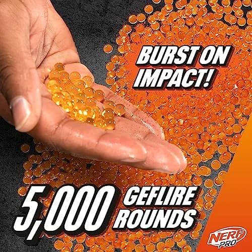 Nerf Pro Gelfire Dual Wield Pack Blasters with 5000 Gelfire Rounds & Eyewear | Ages 14+ thumbnail 2