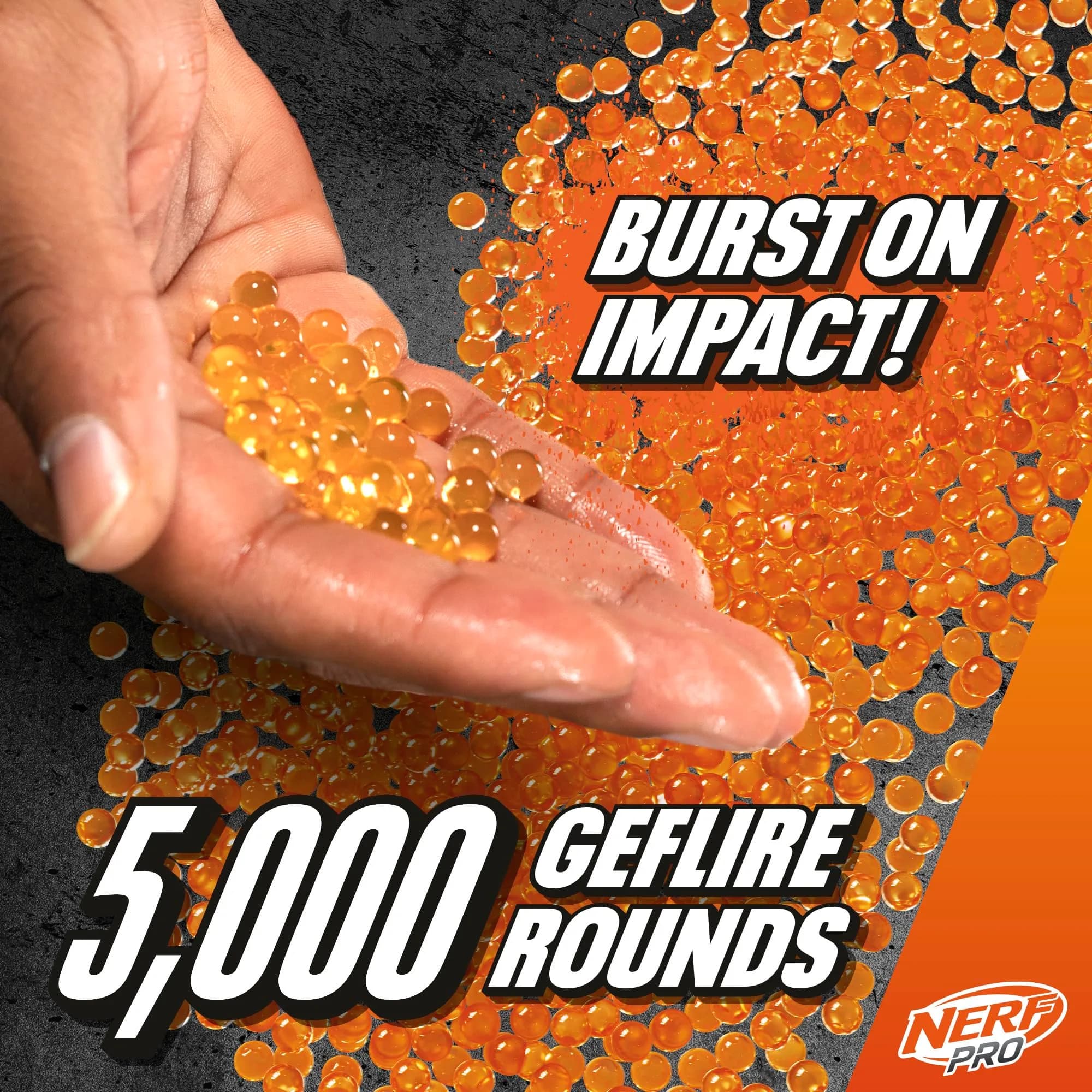 Nerf Pro Gelfire Dual Wield Pack Blasters with 5000 Gelfire Rounds & Eyewear | Ages 14+ - view 2