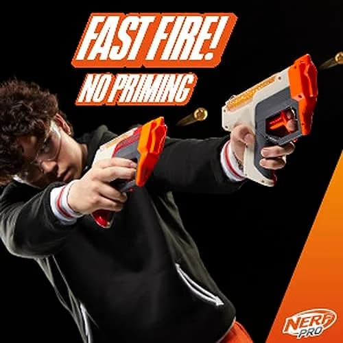 Nerf Pro Gelfire Dual Wield Pack Blasters with 5000 Gelfire Rounds & Eyewear | Ages 14+ thumbnail 3